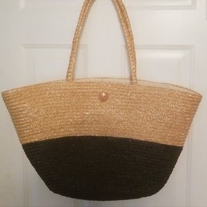 SOLD. Straw Handbag.